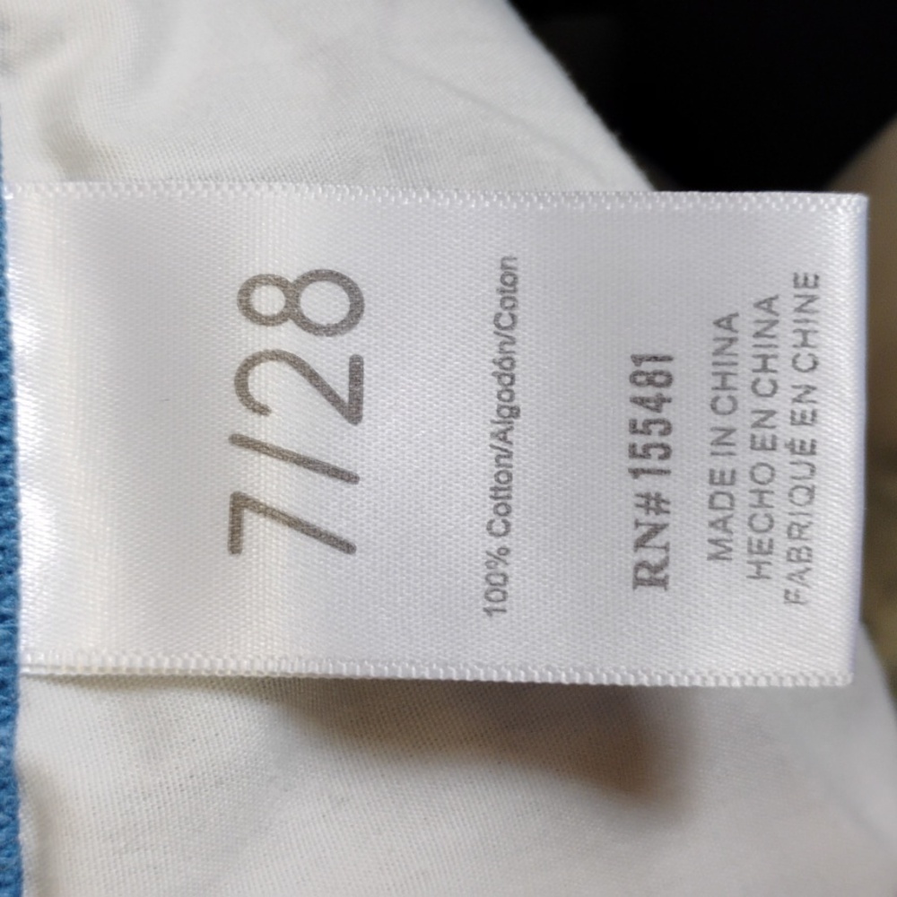 Simple Society Cargo Jeans Dark Cobalt Blue   Size 7/28 - Picture 6 of 7